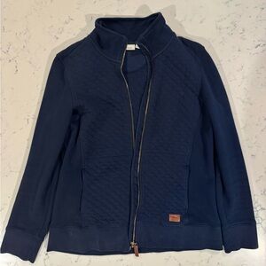 Navy Blue LLBean Zip Up Jacket